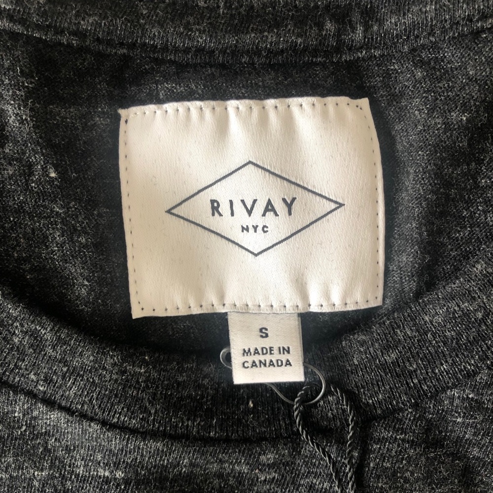 Rivay Slub Jersey Graphic Tee S - Picture 3 of 3